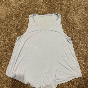 Light Blue Sleeveless Women's Top
